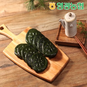 [영광농협] 영광 모싯잎송편 개떡 (찐떡) 1.2kg/25개